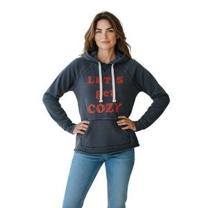 Grayson/Threads Hooded Women’s Size XS  Gray Top New